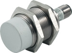 Carlo Gavazzi Inductive Proximity Metal Barrel Sensor; 30mm; Non-Embeddable; 10-40VDC; NO; 2-Wire DC; Connector - M12